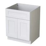 Shaker Style Solid Wood Vanity Sink Base Cabinet 2 Doors 1 False Drawer Front. Fixed Price $274.43.
