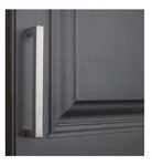 Gliderite Lot Of 30 21683-128-SN-1 Solid Square Cabinet Pulls 5" Satin Nickel. Fixed Price $60.00.