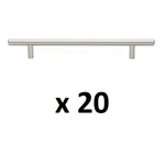 *20* Gliderite 7 In. Cc Stainless Steel Finish Solid Handle Bar Pulls. Fixed Price $37.99.