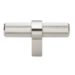 Gliderite 2-1/4" Steel Knurled Euro Cabinet T-knob 8002-T-SS-1. Fixed Price $5.59.