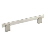5 Pack Bridge Style 7-9/16" Centers Brushed Nickel Cabinet Pull Handle 8-13/16". Fixed Price $64.20.