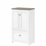 Fairview Storage Cabinet With File Drawer White And Gray - Engineered Wood. Fixed Price $351.99.