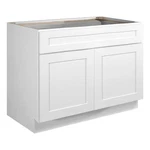 Brookings Ready To Assemble Wood Cabinet White 42-IN By 24-IN 34.5-IN. Fixed Price $502.97.