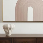 Homeroots 608337 12 In. Cream Abstract Sculptural Ceramic Table Vase. Fixed Price $162.28.