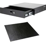 2U 19" Steel Rack Drawer With Lock Adam Hall 87402 + Anti-slip Mat New. Fixed Price $113.86.