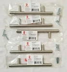 Richelieu BP30596195 Contemporary Cabinet Drawer Steel Bar Pull Nickel 96MM. Fixed Price $17.50.