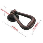 Utopia Alley Soffi Cabinet Ring Pull - Bronze Metal Drawer Knobs 2.0". Fixed Price $8.33.