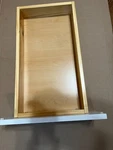 Hampton Bay Westfield Feather White Shaker Base 15" Kitchen Cabinet Drawer Only. Fixed Price $69.95.
