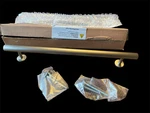 Adjustable Round Brushed Nickel Finish Cabinet Furniture Bar Pull Handle.. Fixed Price $10.00.
