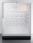 Summit 24" Wide Built-in Wine Cellar, Commercially Approved, SWC6GBLCSS. Fixed Price $2500.00.