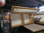 Upper Ikea Kitchen Cabinets 24X14.75X46.75 Natural Wood. Fixed Price $75.00.