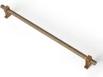 10" Antique Brass Knurled Cabinet Handles - Set Of 6 Solid Bar Pulls. Fixed Price $166.99.