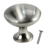 10 Pack Rok Hardware Solid Heavy Brushed Nickel Knob Kitchen Cabinet Drawer Door. Fixed Price $31.76.