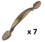 *lot Of 7* Gliderite 3 In. Center-to-center Antique Brass Classic Cabinet Pull. Fixed Price $12.99.