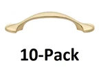 *10-PACK* Gliderite 3 In. Cc Champagne Gold Arch Shovel Edge Bar Pulls. Fixed Price $19.99.