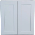 Brookings Unassembled Wall Kitchen Cabinet, 30" White Solid Wood W3024. Fixed Price $346.99.