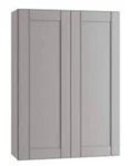 Mill's Pride Richmond Vesuvius Gray Plywood Shaker Stock Ready Assemble Wall. Fixed Price $130.00.