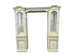 Vintage Painted China Cabinet Wall Unit. Fixed Price $795.00.