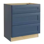 3 Drawer Base Kitchen Cabinet Newport Mythic Blue From Home Decorators. Fixed Price $375.00.