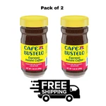 (pack 2) Cafe Bustelo, Espresso Style, Dark Roast Instant Coffee, 7.05 Oz Jar. Fixed Price $9.47.