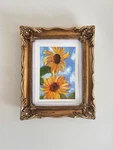 Sunflower Original Oil Painting New 7 X 5 Inch Contemporary Decor *not Framed***. Fixed Price $81.25.
