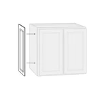 Hampton Bay Base Cabinet Decorative End 23 In. X 29.50 Satin White. Fixed Price $60.00.