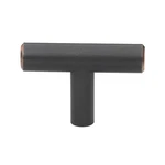 Gliderite 2 In. Solid Steel Oil Rubbed Bronze T-bar Handle Knobs (10-PACK). Fixed Price $17.95.