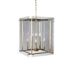 Kosas Home Lena 8-LIGHT Iron Acrylic Chandelier 24HX18WX18D New In Box. Fixed Price $993.00.