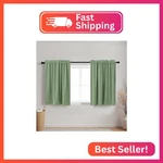 Koufall Bathroom Curtains Window 18 X 36 Inch,short Blackout Boho Sage Green Dec. Fixed Price $22.43.