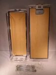2X Kessebohmer Chrome/maple Trays Approx. 7"W 19"D 3"H Lot. Fixed Price $199.99.