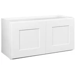 Design House 561639 White Brookings 30"W X 15"H Double Door Bridge Wall Cabinet. Fixed Price $361.56.