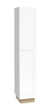 Hampton Bay Kitchen Cabinet Storage Shelves Shaker Assembled 18X96X24" White. Fixed Price $300.00.