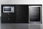 Summit 74" Casework W/ Bev Center And Microwave, CWSUITE74G. Fixed Price $4790.00.