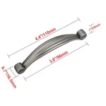 Utopia Alley Whitton Pull - Pewter Metal Drawer Handle, 3.8". Fixed Price $7.92.