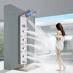 Fuz Contemporary Shower Panel Tower System Stainless Steel Brushed Nickel. Fixed Price $295.85.