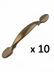 Lot Of 10 Gliderite 3 In. Center-to-center Antique Brass Classic Cabinet Pull. Fixed Price $20.00.