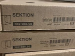 Ikea Sektion Base Cabinet For Oven, Wood Effect Brown X 24 30" 302.986.50. Fixed Price $87.30.