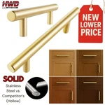 Cabinet Pulls Gold Modern Bar Handles Kitchen Drawer Solid Vs Hollow. Fixed Price $91.60.