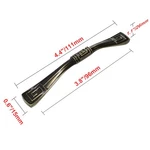 Utopia Alley Trieste Pull Handle- Antique Brass Metal Drawer Handle, 3.75". Fixed Price $25.92.