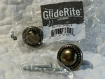 Gliderite 1-1/4" Round Beaded Hardware Knob Antique Brass 5222-AB-1 10 Pack. Fixed Price $25.00.
