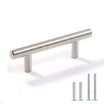 Cabinet Handles - Pack Of 30 Stainless Steel Brushed Satin Nickel Finish Holl.... Fixed Price $25.08.