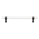Gliderite 6-1/4" Clear Acrylic Cabinet Pull Oil Rubbed Bronze 4718-160-ORB-1. Fixed Price $6.99.