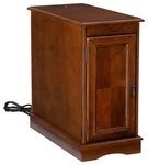 Powell Furniture Butler Hazelnut Accent Table Brown With Usb Charging Station. Fixed Price $77.14.