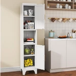Metal Tall Kitchen Pantry Cabinet Food Storage Cupboard W/2 Doors & Shelves Home. Fixed Price $89.99.
