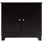 Redmon Contemporary Double Door Cabinet, Modern Wooden Furniture, Espresso. Fixed Price $64.99.