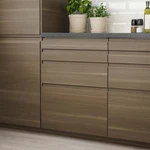 Ikea Voxtorp Walnut Effect 18X15 " Door 903.281.16 For Sektion Cabinet - New. Fixed Price $42.50.