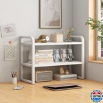 Janebert Office Organizer, Wood Desktop Bookshelf Supplies Storage. Fixed Price $42.88.