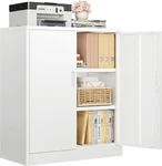 Cjf Metal Storage Cabinets With Shelves And Locking Door For Kitchen/home Office. Fixed Price $79.99.