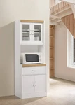 Kitchen Microwave Cabinet Storage Multiple Wooden Finishes. Fixed Price $150.79.