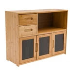 Home Wood Storage Cabinet Kitchen Floor Mount Pantry. Fixed Price $76.06.